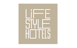 Logo eines Sand Partners mit dem Text Life Style Hotels